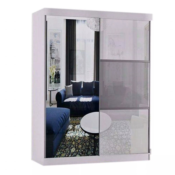 MANHATTAN  HIGH GLOSS Sliding Doors Wardrobe For Bedroom Available in 120cm/150cm/200cm/250cm.