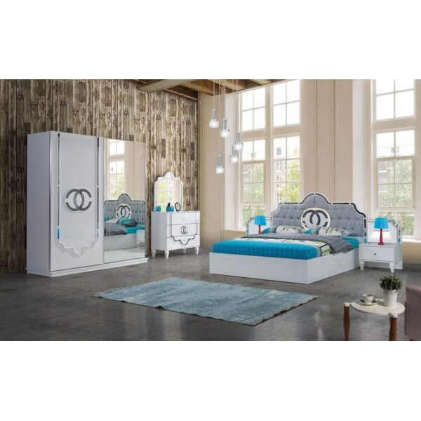 CHARLIE WHITE BEDROOM SET